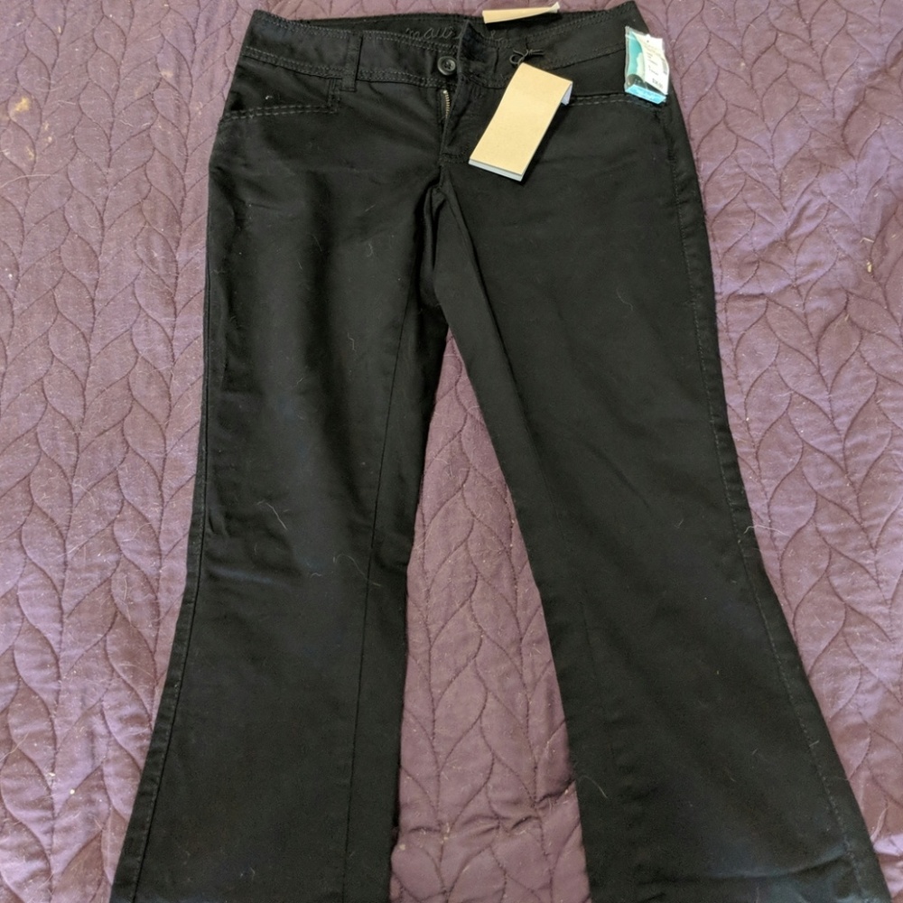 Slim Boot Black Pants